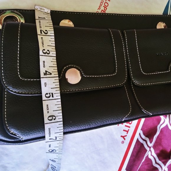 Black Business Casual Clutch Bag NWOT - Picture 4 of 8